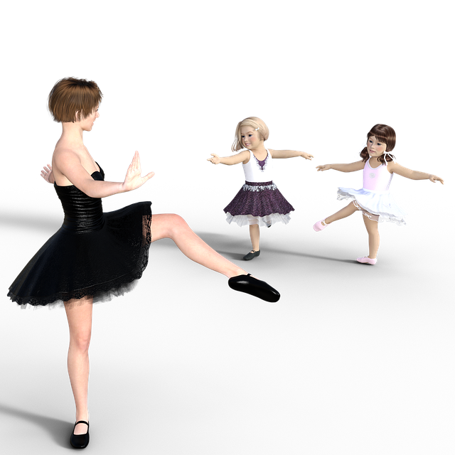 Free download Ballet Teach Lesson -  free illustration to be edited with GIMP free online image editor