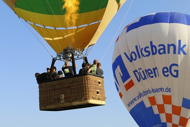 Free download Ballooning Hot Air Balloon Ride -  free photo or picture to be edited with GIMP online image editor