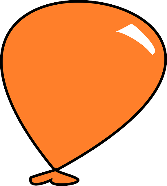 Free download Balloon Orange Air - Free vector graphic on Pixabay free illustration to be edited with GIMP free online image editor