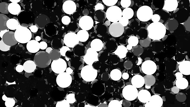 Free download Balls Black And White Abstract -  free photo or picture to be edited with GIMP online image editor