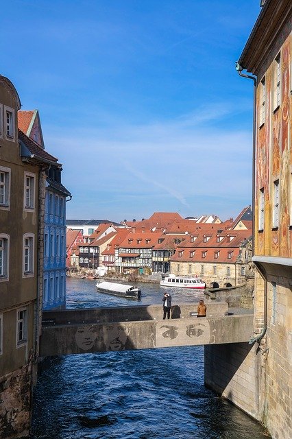 Free download Bamberg Lower Bridge Regnitz -  free photo or picture to be edited with GIMP online image editor