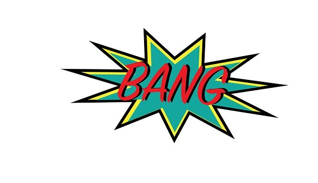 Free download Bang Sound Effect Comic Book Style -  free illustration to be edited with GIMP free online image editor