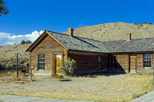 Free download Bannack Abandoned House Ghost Town free photo template to be edited with GIMP online image editor