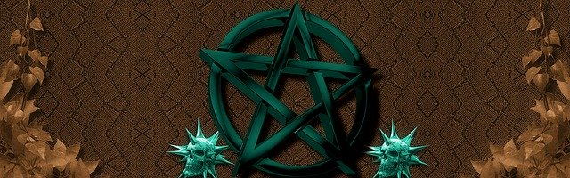 Free download Banner Header Pentagram Skull And -  free illustration to be edited with GIMP free online image editor