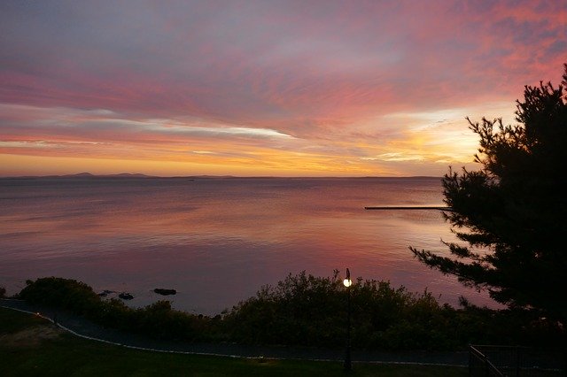 Free download Bar Harbor Maine Sunrise -  free photo or picture to be edited with GIMP online image editor