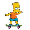 Bart SkateBoard  screen for extension Chrome web store in OffiDocs Chromium