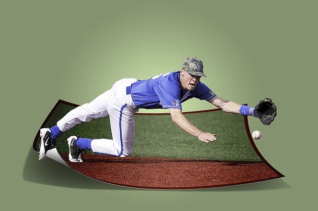 Free download Baseball Player Shortstop Infield -  free illustration to be edited with GIMP free online image editor