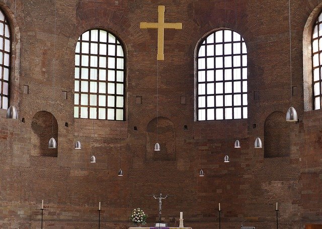 Free download Basilica Trier Sanctuary -  free photo or picture to be edited with GIMP online image editor