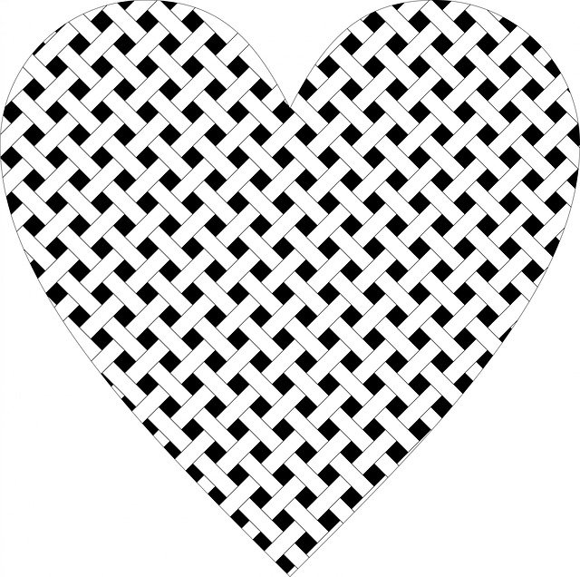 Free download Basket Weave Heart -  free illustration to be edited with GIMP free online image editor