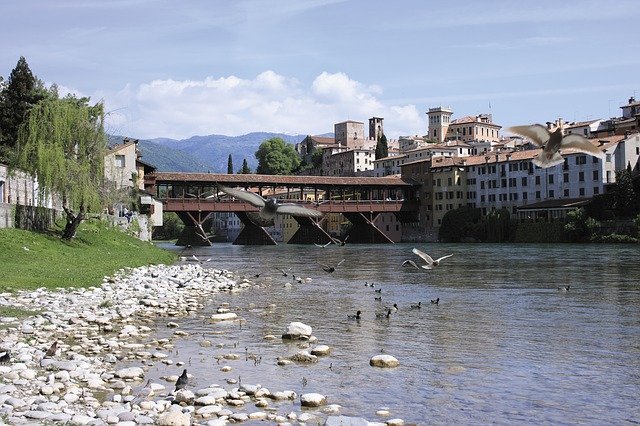 Free download Bassano Del Grappa Bridge Of -  free photo or picture to be edited with GIMP online image editor