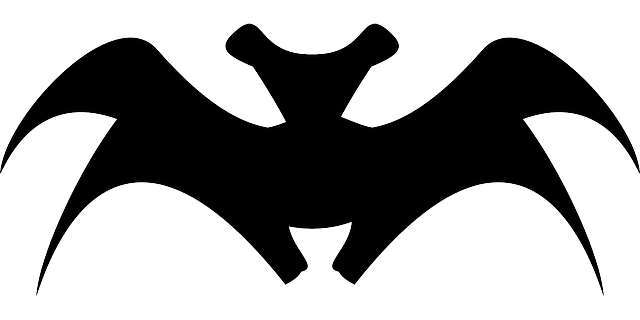 Free download Bat Silhouette Black - Free vector graphic on Pixabay free illustration to be edited with GIMP free online image editor