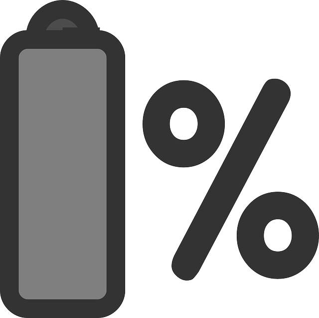 Free download Battery Laptop Percentage - Free vector graphic on Pixabay free illustration to be edited with GIMP free online image editor