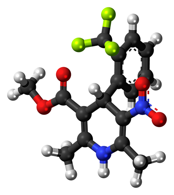 Free download Bay K8644 Molecule Model -  free illustration to be edited with GIMP free online image editor