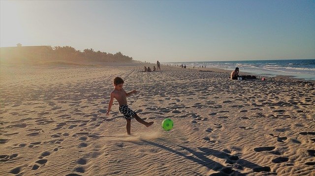 Free download Beach Football Mar -  free photo or picture to be edited with GIMP online image editor