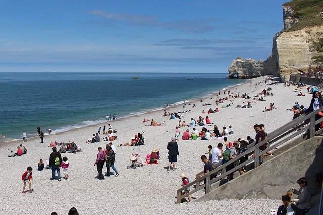 Free download Beach France Normandy -  free photo or picture to be edited with GIMP online image editor