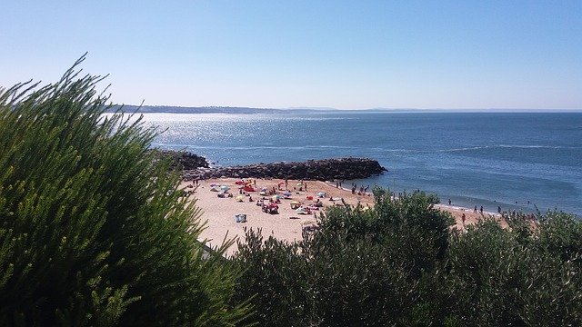 Free download Beach Oeiras Ocean -  free photo or picture to be edited with GIMP online image editor