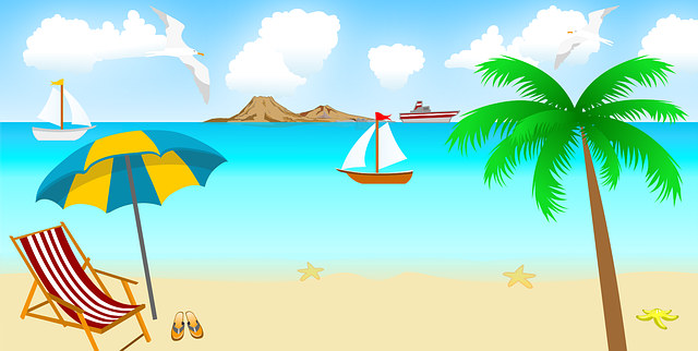 Free download Beach Ship Boat - Free vector graphic on Pixabay free illustration to be edited with GIMP free online image editor