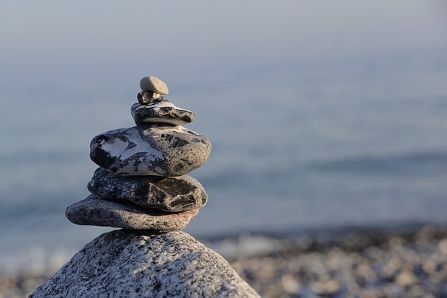 Free download beach stones stack balance free picture to be edited with GIMP free online image editor