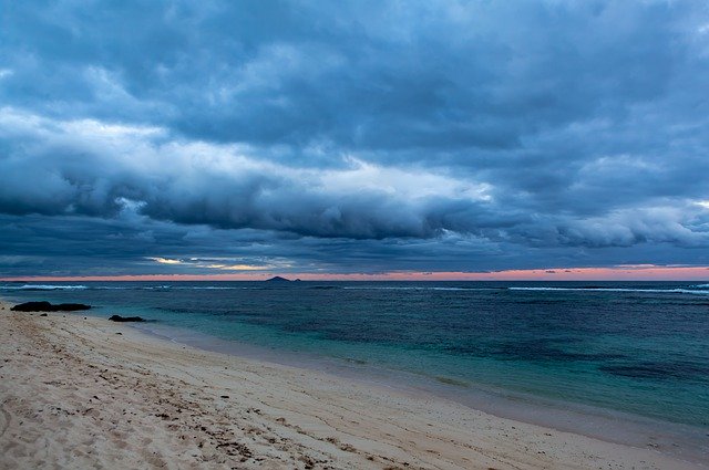 Free download Beach Storm Clouds Sunset -  free photo or picture to be edited with GIMP online image editor