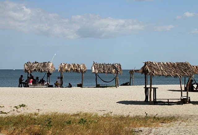 Free download Beach Umbrellas Sand -  free photo or picture to be edited with GIMP online image editor