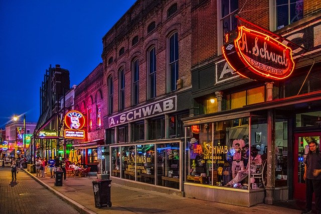 Free download Beale Street Memphis Blues -  free photo or picture to be edited with GIMP online image editor