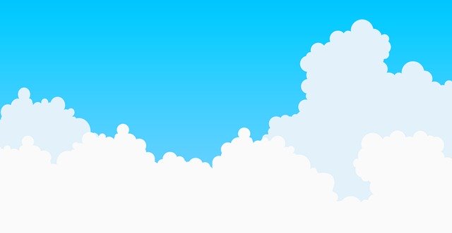 Free download Beautiful Blue Sky Cloudy -  free illustration to be edited with GIMP free online image editor