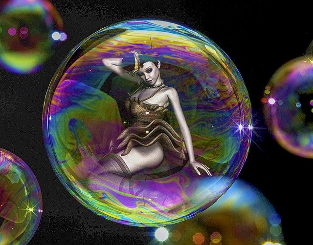 Free download Beauty Bubble Fantasy -  free illustration to be edited with GIMP free online image editor