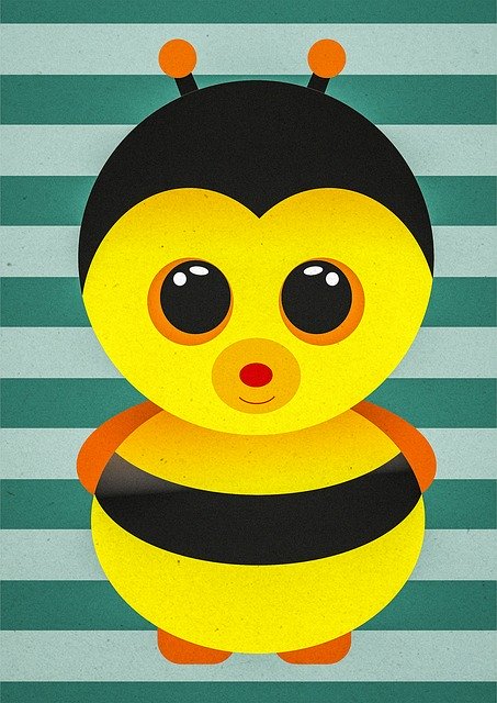 Free download Bee Wasp Hummel -  free illustration to be edited with GIMP free online image editor