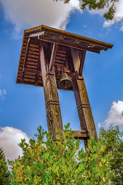 Free download Belfry Wooden Bell -  free photo or picture to be edited with GIMP online image editor