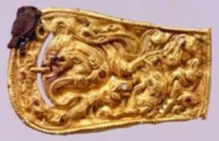 Free download Belt Buckle with Zoomorphic Motif free photo or picture to be edited with GIMP online image editor