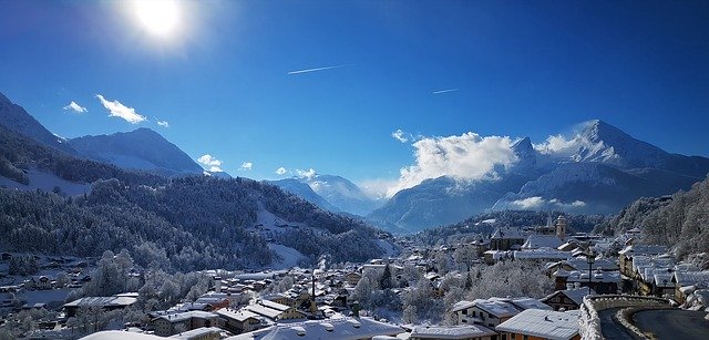 Free download Berchtesgaden Watzmann Winter -  free photo or picture to be edited with GIMP online image editor