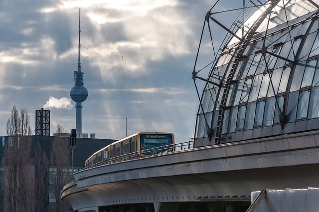 Free download berlin transport train station free picture to be edited with GIMP free online image editor