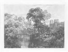 Free download Berry Pomeroy Castle, from Liber Studiorum, part XII free photo or picture to be edited with GIMP online image editor