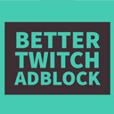 Better Twitch Adblock  screen for extension Chrome web store in OffiDocs Chromium