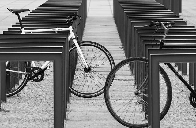 Free download bicycle bike racks black and white free picture to be edited with GIMP free online image editor