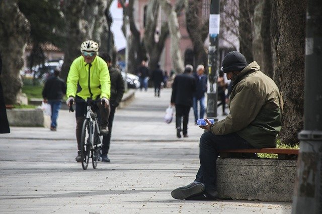 Free download Bicycle The Man Who Sold Kleenex -  free photo or picture to be edited with GIMP online image editor