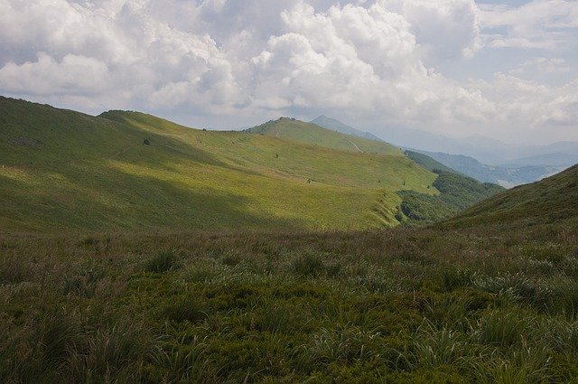 Free download Bieszczady Panorama Landscape -  free photo or picture to be edited with GIMP online image editor