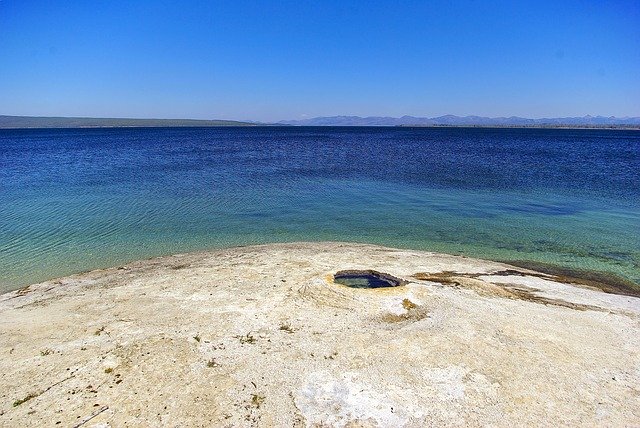 Free download Big Cone Geyser Pool -  free photo or picture to be edited with GIMP online image editor