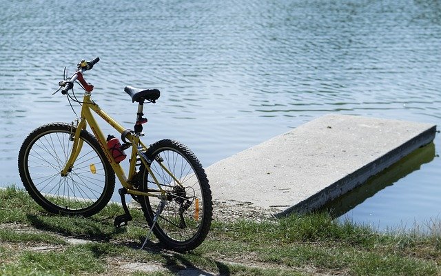 Free download Bike Parked Vehicle -  free photo or picture to be edited with GIMP online image editor