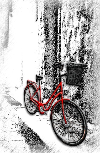 Free download Bike Retro Deco -  free illustration to be edited with GIMP free online image editor