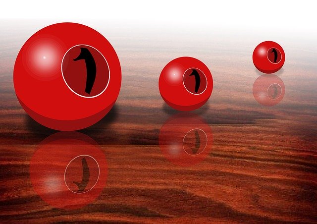 Free download Billiards Balls Round -  free illustration to be edited with GIMP free online image editor