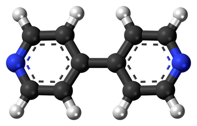 Free download Bipyridine Molecule Chemistry -  free illustration to be edited with GIMP free online image editor