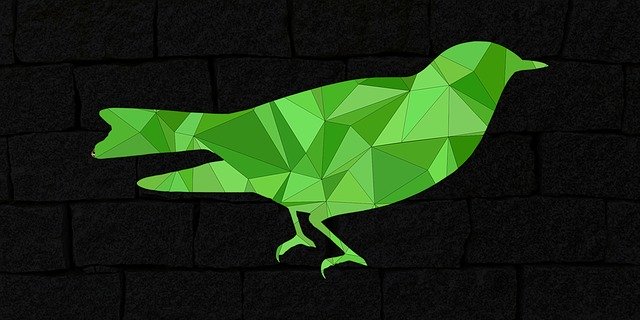 Free download Bird Low Poly 3D -  free illustration to be edited with GIMP free online image editor