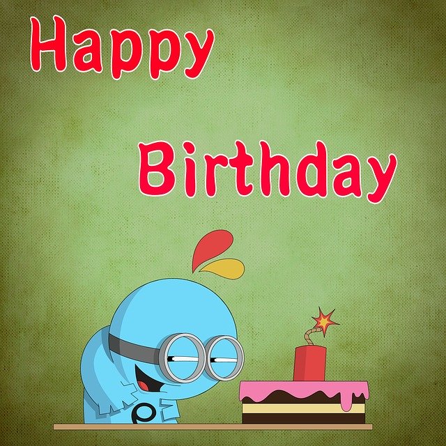 Free download Birthday Funny Greeting -  free illustration to be edited with GIMP free online image editor