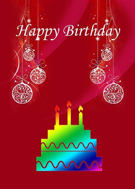 Free download Birthday Greeting Card Happy -  free illustration to be edited with GIMP free online image editor