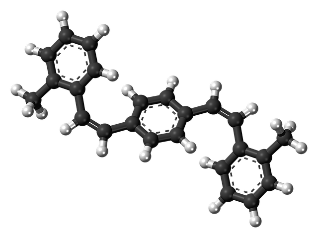 Free download Bis-Methylstyryl-Benzene Molecule -  free illustration to be edited with GIMP free online image editor