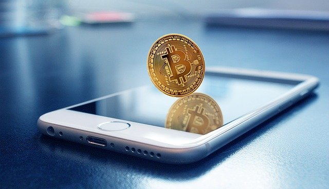 Free download Bitcoin Mobile With Money -  free photo or picture to be edited with GIMP online image editor