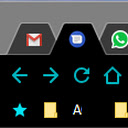 Black and Cyan  screen for extension Chrome web store in OffiDocs Chromium