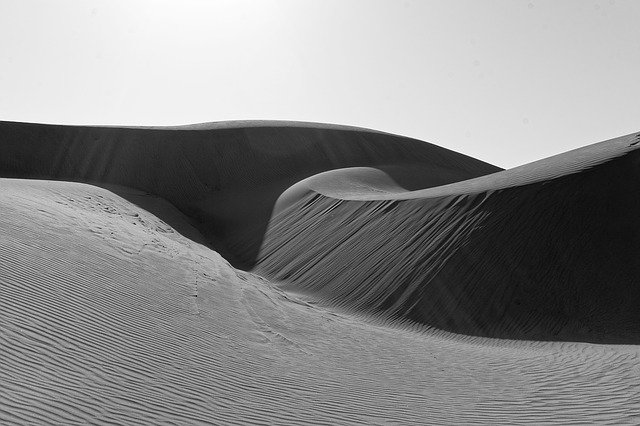 Free download Black And White Sand Dunes Pacific -  free photo or picture to be edited with GIMP online image editor