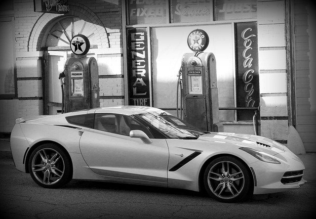 Free download Black And White Sports Car -  free photo or picture to be edited with GIMP online image editor